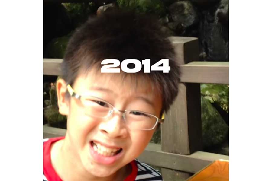 小学2年生の頃の竹之内さん【出典:インスタグラム(todai_mr4_2026)よりスクリーンショット】