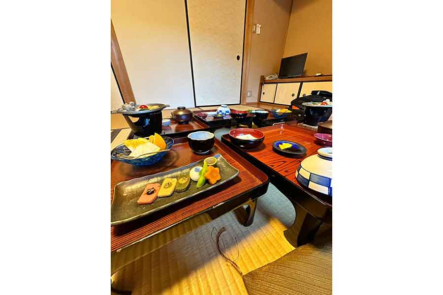 とても印象的だった宿坊での食事【写真提供：ジャダ・クロース】