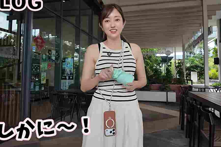 自身では「太った」と感じているものの、変わらず健康的な菊地亜美さん【出典：YouTube「あみちゃんねる / 菊地亜美」よりスクリーンショット】