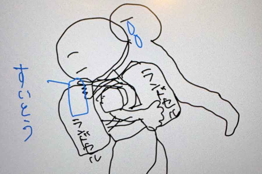 すーさんが描いた説明のイラスト【写真提供:すーさん(ossan1991)さん】
