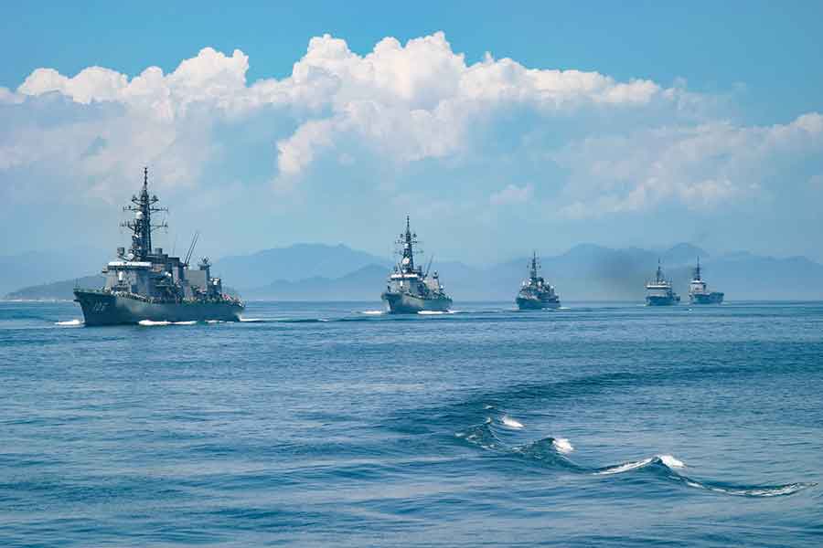海の安全を守る海上自衛隊（写真はイメージ）【写真：写真AC】
