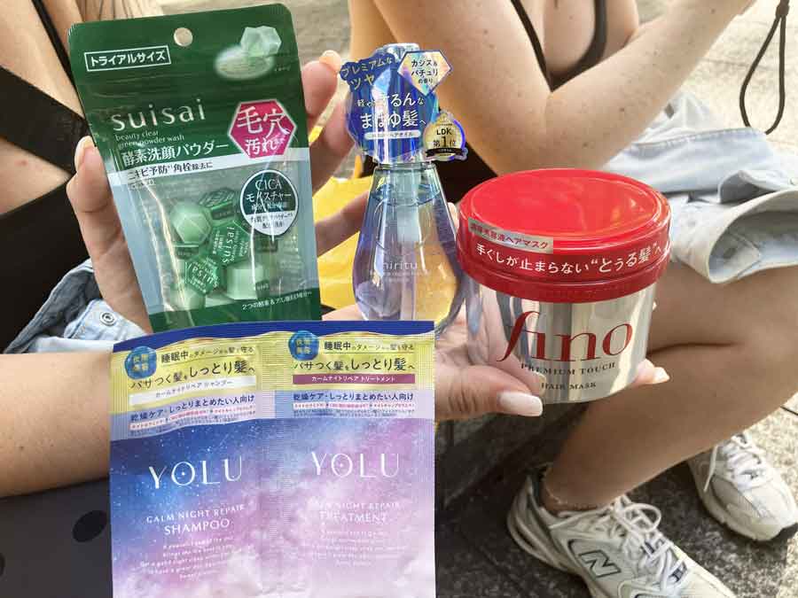 コスタリア人が“爆買い”したスキンケア、ヘアケアアイテム【写真：Hint-Pot編集部】