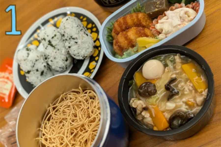 中村仁美さんが長男に作ったお弁当【出典:インスタグラム(nakamura_hitomi_official)よりスクリーンショット】