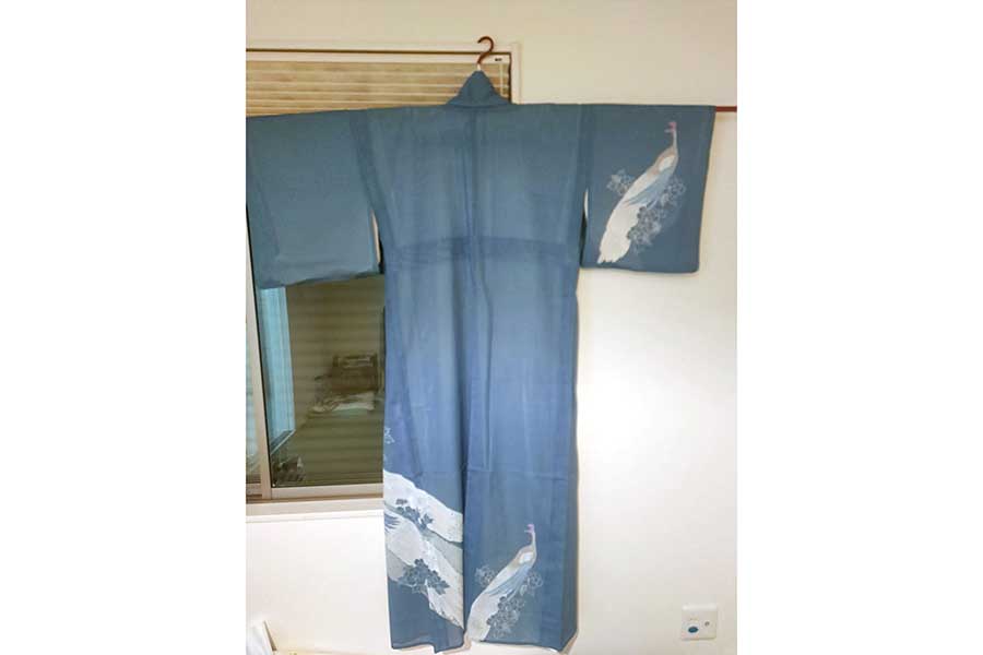 400円で購入した着物【写真提供:古都奈良 町屋フォトスタジオ 希ノ和Kinowa(kinowa2023)さん】