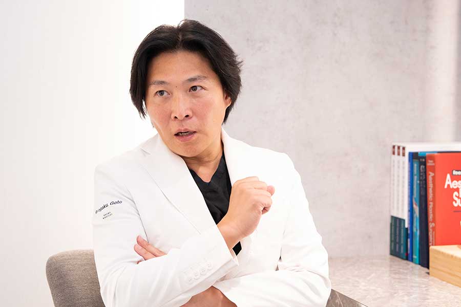 「Nose Beauty Clinic」院長の後藤龍学医師【写真：増田美咲】